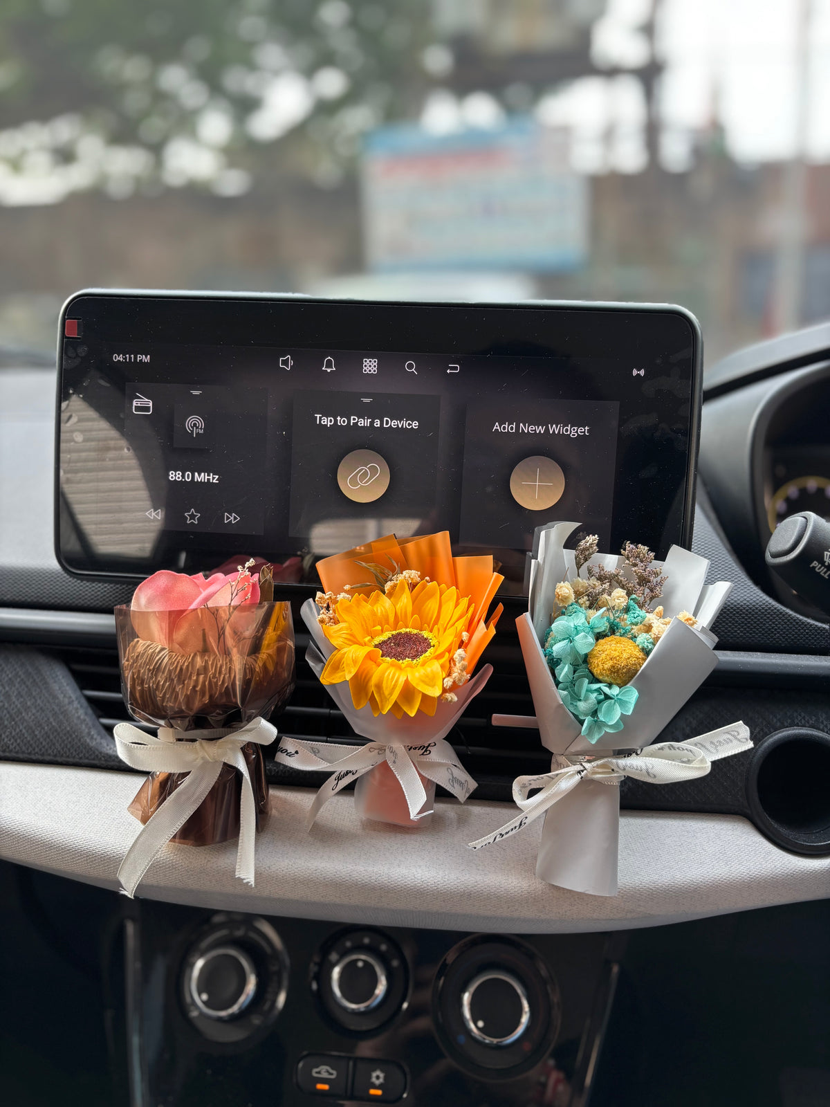 Charming Car Bouquet Freshener (PACK OF 3)