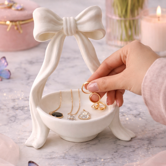 Bow Shaped Jewellery Tray
