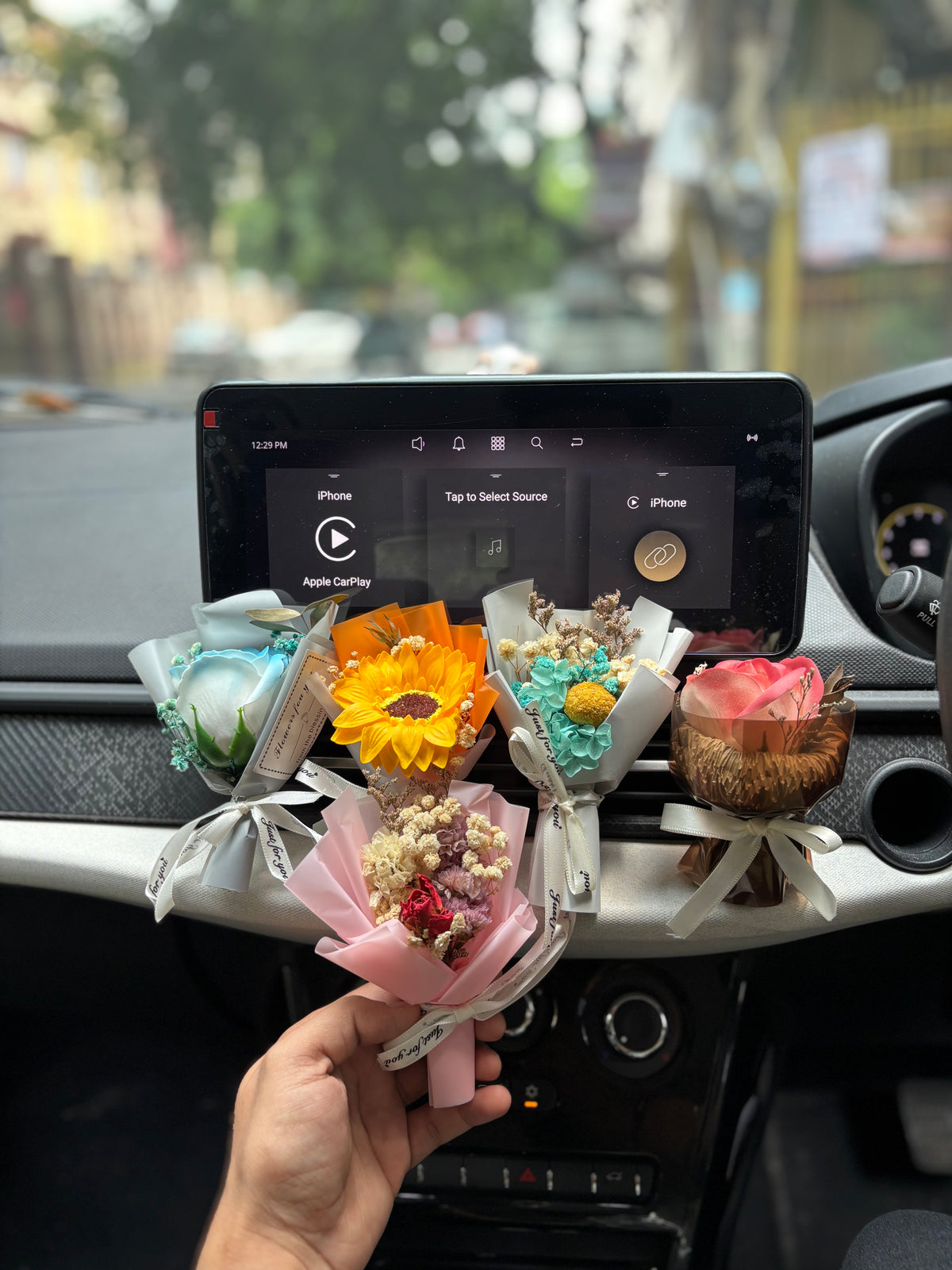 Charming Car Bouquet Freshener (PACK OF 3)