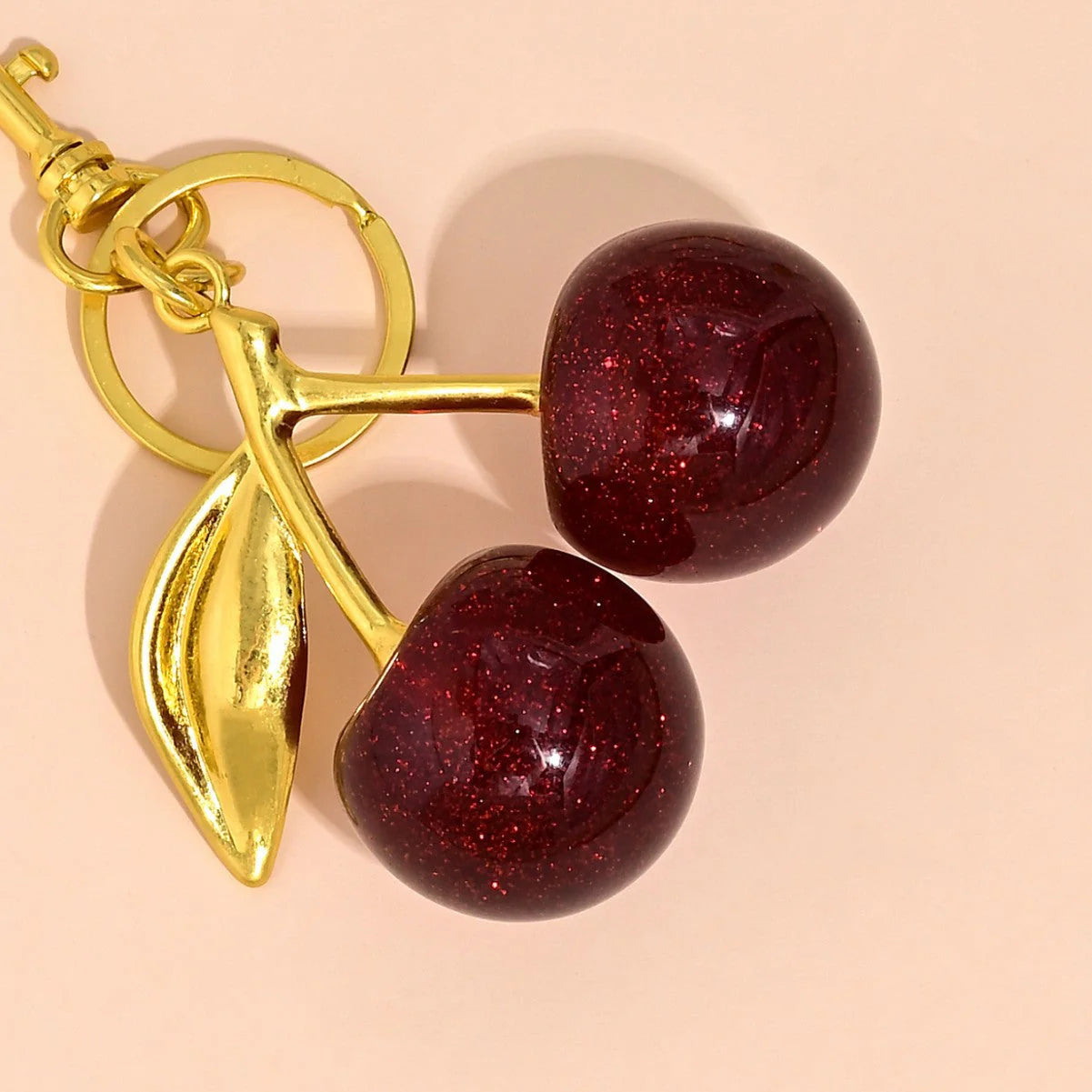 Cherry Charm Keychain