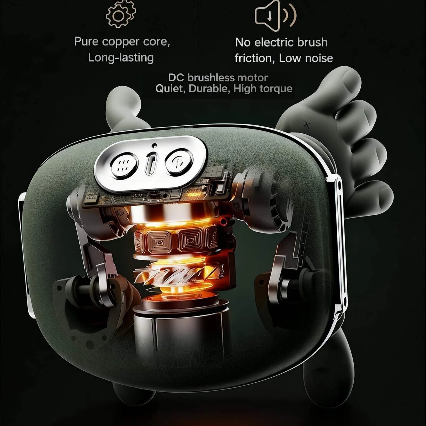 Premium Hand-Shape Neck & Shoulder Massager