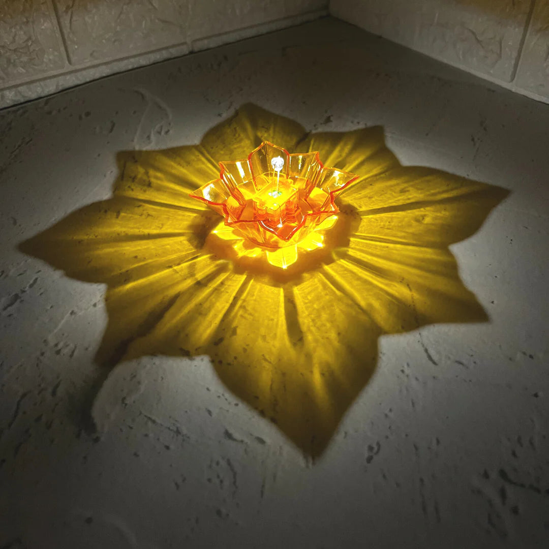 3D Reflective Diya Set- Pack of 12