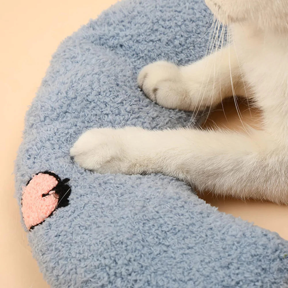 Fluffy Kitty Snuggle Pillow