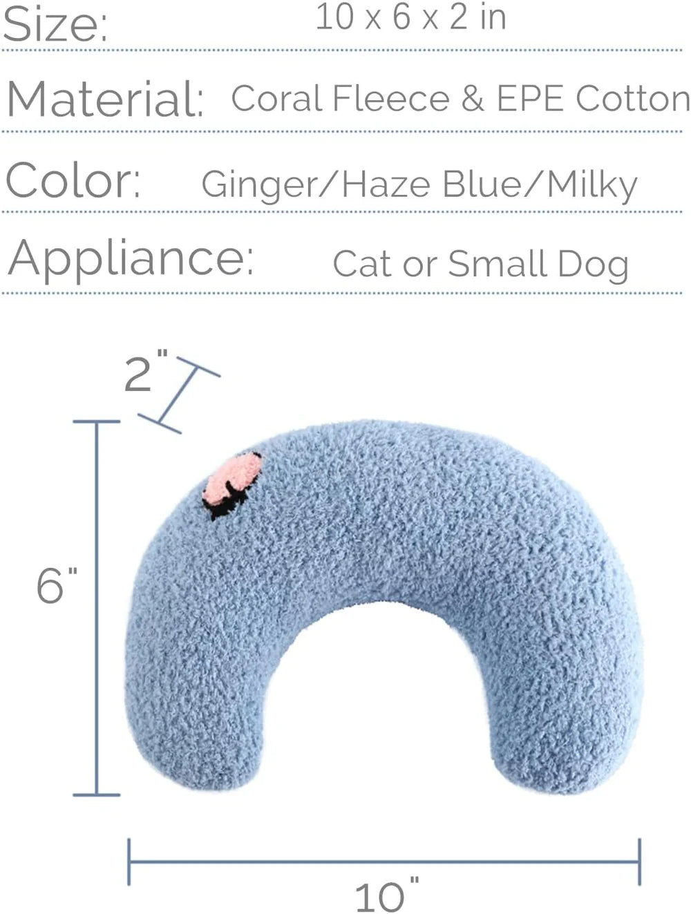 Fluffy Kitty Snuggle Pillow