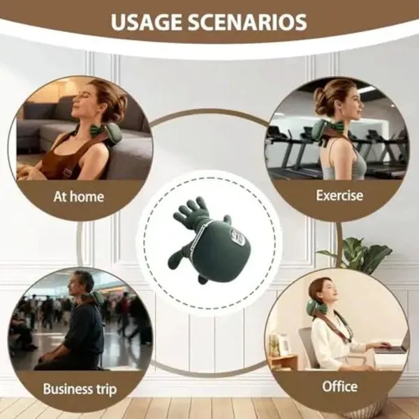 Premium Hand-Shape Neck & Shoulder Massager
