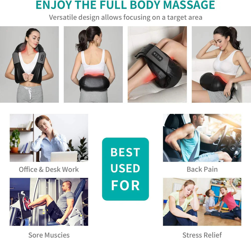 RelaxEase Neck & Back Massager