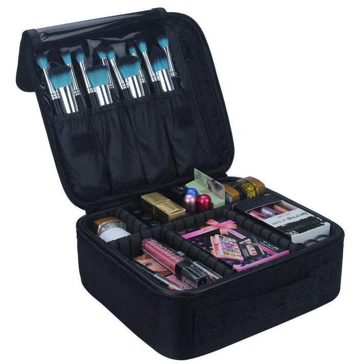 Makeup Bag With LED Mirror & Free 10x Magnifying Lens