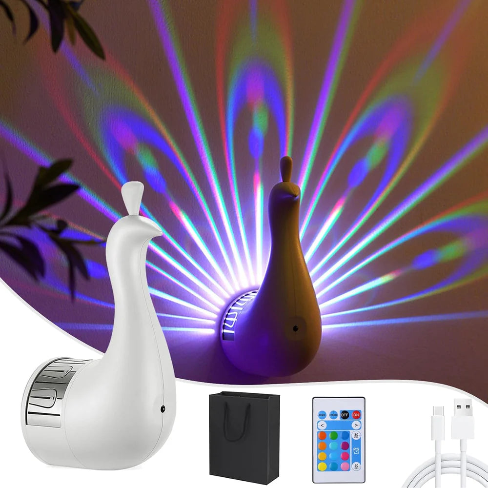 Magical Peacock Night Lamp