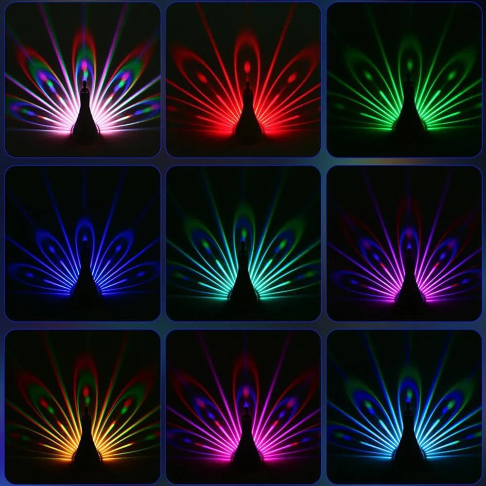 Magical Peacock Night Lamp