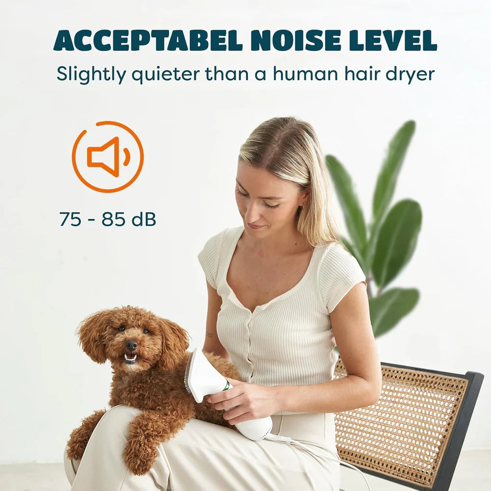 Pet Grooming Dryer Brush Combo