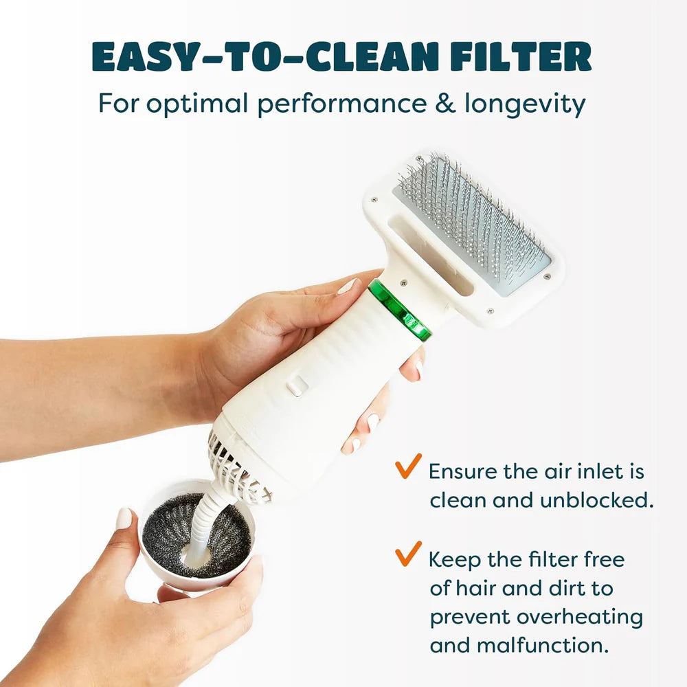 Pet Grooming Dryer Brush Combo
