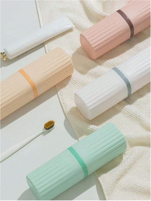 Toothbrush Holder- Pack of 2 (Multi Color)